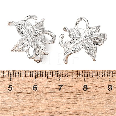 Brass Fold Over Magnetic Clasps KK-C2917-N-1