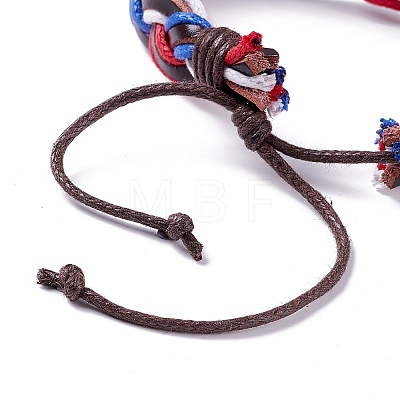 Leather Cord Bracelets Set for Men Women LS-BJEW-C005-02B-1