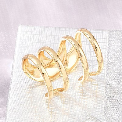 304 Stainless Steel Cuff Open Rings SA-H001-11G-1