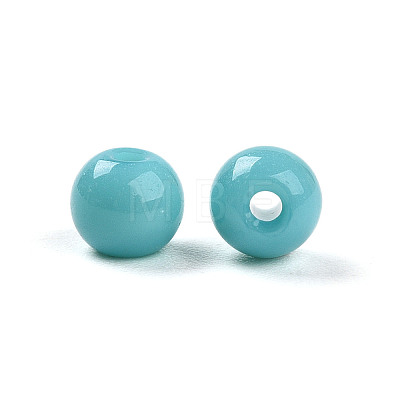 Opaque Solid Color Glass Beads X1-GLAA-N007-4mm-A03-1
