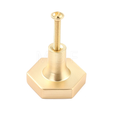 Hexagon Brass Box Handles & Knobs DIY-P054-B02-1