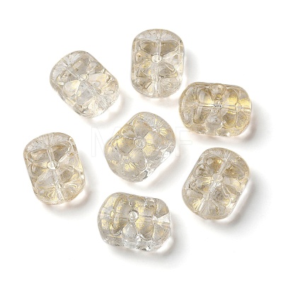 Transparent Glass Beads GLAA-D007-01E-1