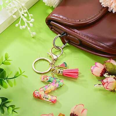 Fruit Series Letter Resin Keychains KEYC-TAC0033-02Z-1