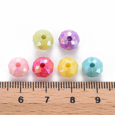 Opaque Acrylic Beads X-MACR-Q239-018-1