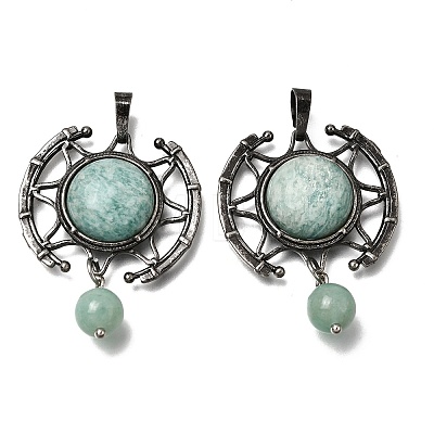 Natural Amazonite Pendants GG-CBA7610-03AS-10-1
