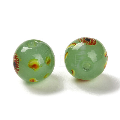 Handmade Opaque Lampwork Beads LAMP-C016-04B-02-1