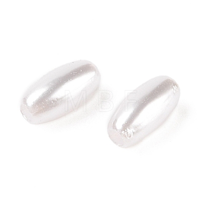 ABS Plastic Imitation Pearl Beads KY-K002-03-8X4MM-A-1