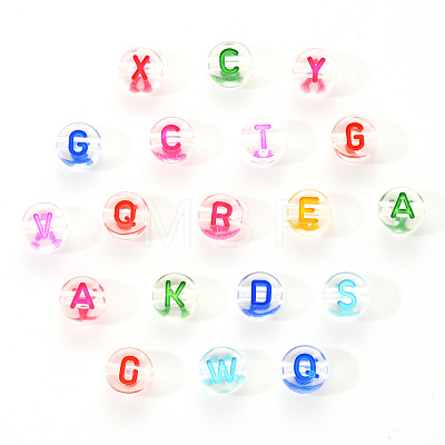 Transparent Clear Acrylic Beads MACR-YW0001-23A-1