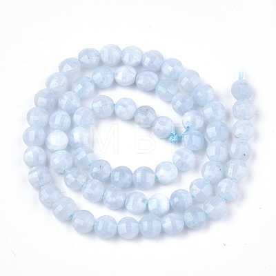 Natural Aquamarine Beads Strands G-T108-17-1