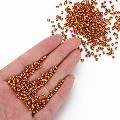 8/0 Two Tone Opaque Glass Seed Beads SEED-T006-01B-A06-1