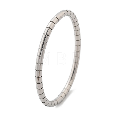 Texture 304 Stainless Steel Bangles for Women BJEW-Z092-14P-1