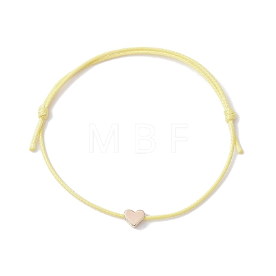 Light Gold Brass Braided Bead Bracelet BJEW-JB09737-01-1