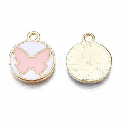 Alloy Enamel Pendants PALLOY-S133-008C-1