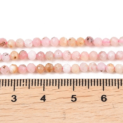 Natural Pink Opal Beads Strands G-B175-D04-3mm-1