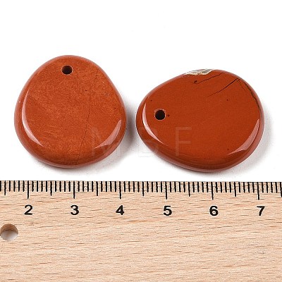 Natural Red Jasper Pendants G-M440-03A-1