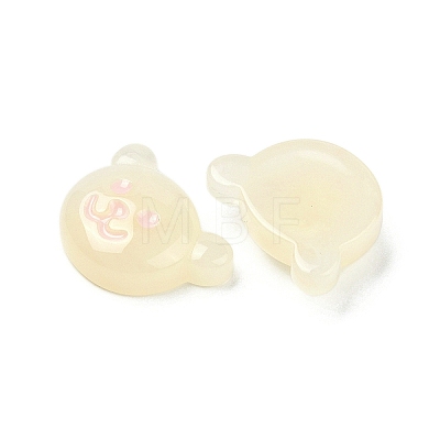 Translucent Resin Animal Decoden Cabochons RESI-M040-03-6-1