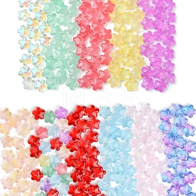 30Pcs Baking Paint Glass Beads GLAA-FS0001-99C-1