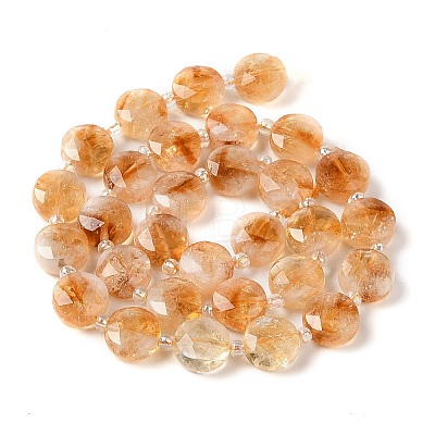 Natural Citrine Bead Strands G-C116-A01-01-1