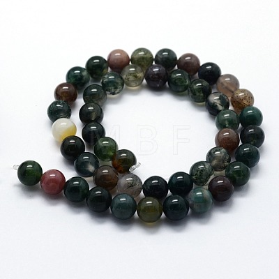 Natural Indian Agate Beads Strands X-G-I199-05-8mm-1