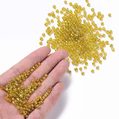 Round Glass Seed Beads SEED-A007-4mm-170-1