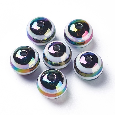 Stripe Resin Beads LS-RESI-B014-01B-05-1