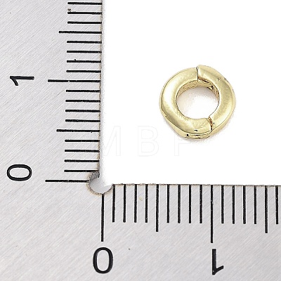 Brass Spring Gate Rings KK-M293-53G-1