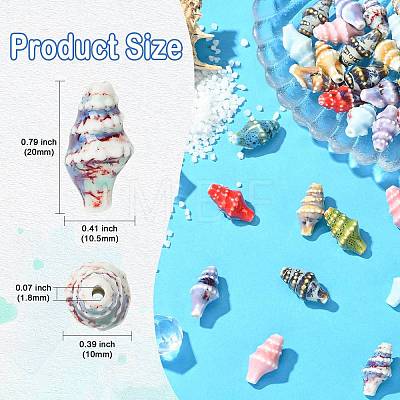40Pcs 10 Colors Handmade Porcelain Beads PORC-CJ0001-42-1