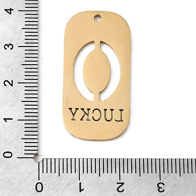 304 Stainless Steel Pendants STAS-D200-02A-G-1
