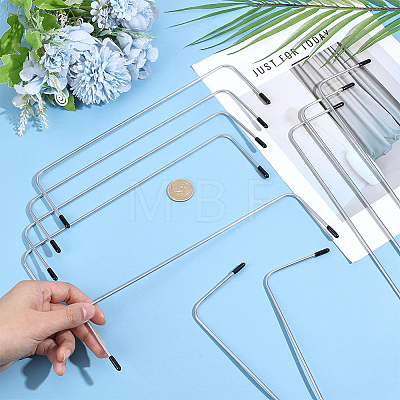 Galvanized Wire Handbag Purse Frame FIND-WH0816-245P-02-1