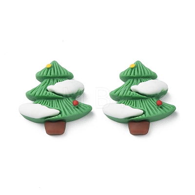 Christmas Theme Opaque Resin Cabochons RESI-F042-01A-1