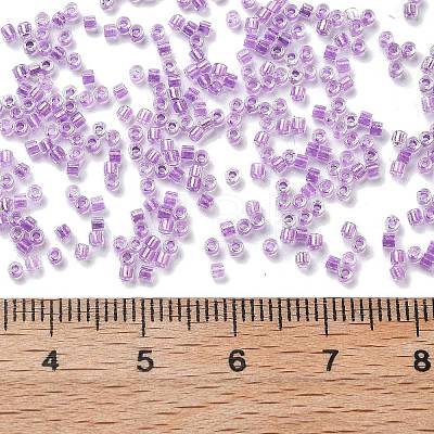 Transparent Inside Colours Glass Seed Beads SEED-H003-04E-1