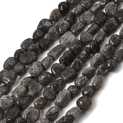 Natura Black Rutilated Quartz Beads Strands GG-CBAC13F-A02-02-1