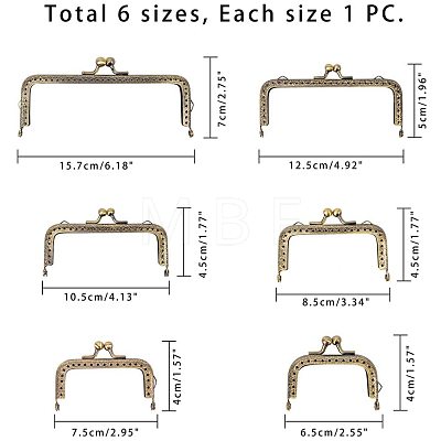 Iron Purse Frame Handle FIND-PH0015-42-1