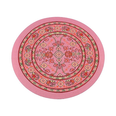 Turk Style Round Carpet Woven Floor Mat PW-WG98111-01-1