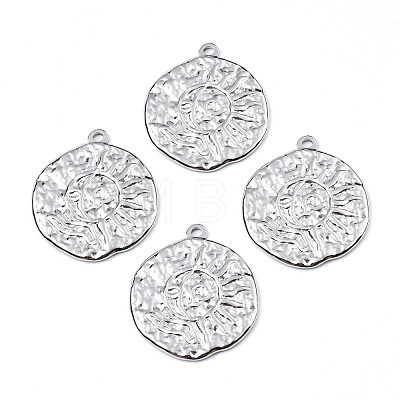 Non-Tarnish 201 Stainless Steel Pendants STAS-N098-077P-1