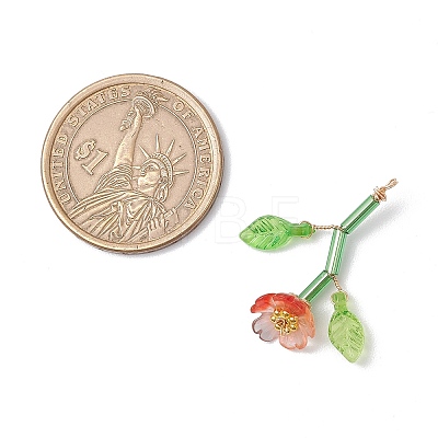 Resin Pendants PALLOY-JF03668-1