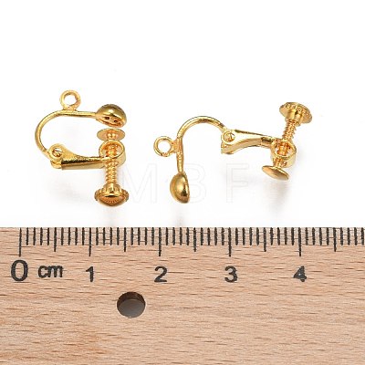 Brass Screw-Back Earring with Loop EC143-M-1