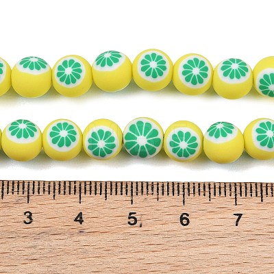 Handmade Polymer Clay Beads Strands PY-CBAEC33-02-1