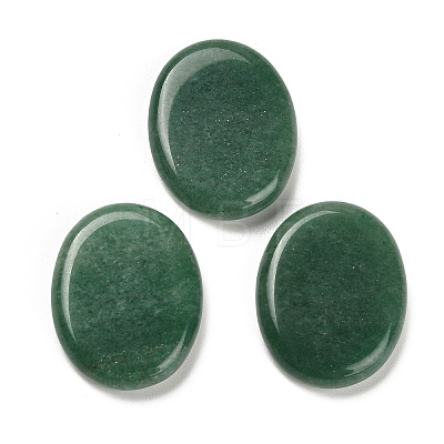 Natural Green Aventurine Cabochons G-C166-02G-1