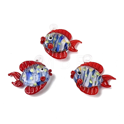Handmade Lampwork Pendants LAMP-B035-01A-06-1