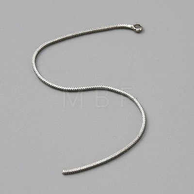 Brass Herringbone Chain Tassel Pendants KK-WH0035-92A-1