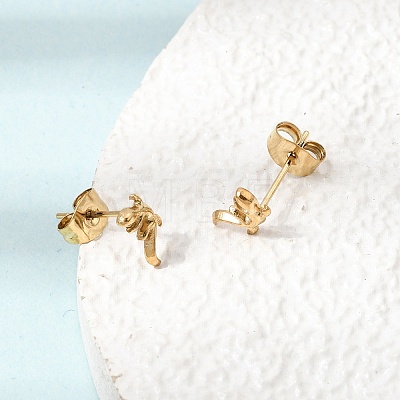 304 Stainless Steel Stud Earrings SA-CBABF3F-14G-03-1