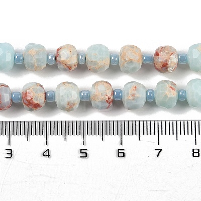 Natural Shoushan Stone Beads Strands G-H057-A17-01-1