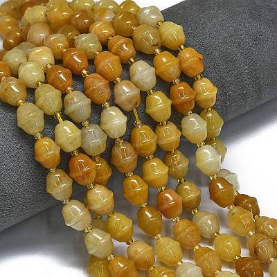 Natural Topaz Jade Beads Strands G-K389-D02-01-1