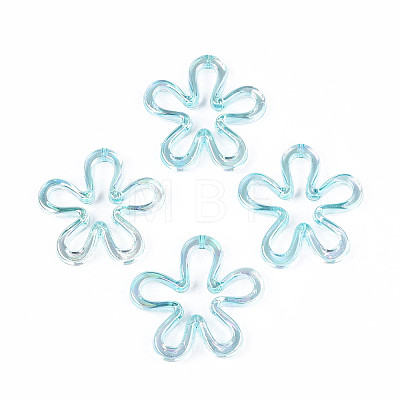 Plated UV Acrylic Beads LS-TACR-S161-04C-1
