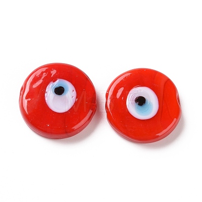 Handmade Evil Eye Lampwork Beads LAMP-E026-01F-1