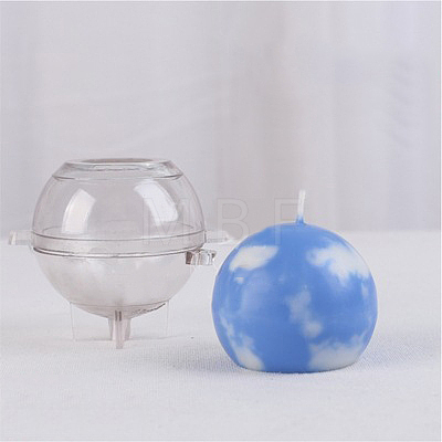 DIY Plastic Sphere Candle Molds CAND-PW0001-019-1