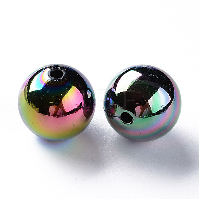 Opaque Acrylic Beads X-MACR-S370-D20mm-S002-1