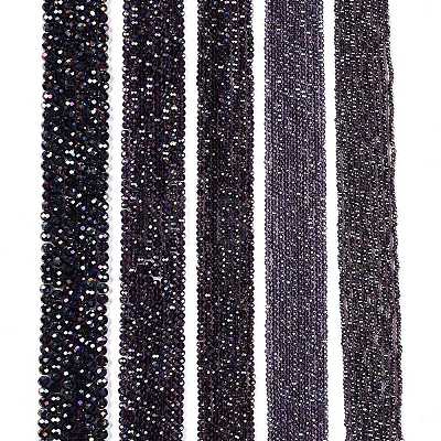 Electroplate Glass Beads Strands EGLA-A044-T2mm-B15-1