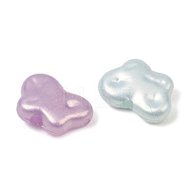 Opaque Acrylic Beads AC-CBAE09B-13-1